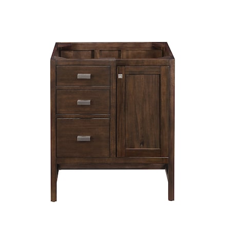 James Martin Vanities Addison 30in Single Vanity Cabinet, Mid-Century Acacia E444-V30-MCA